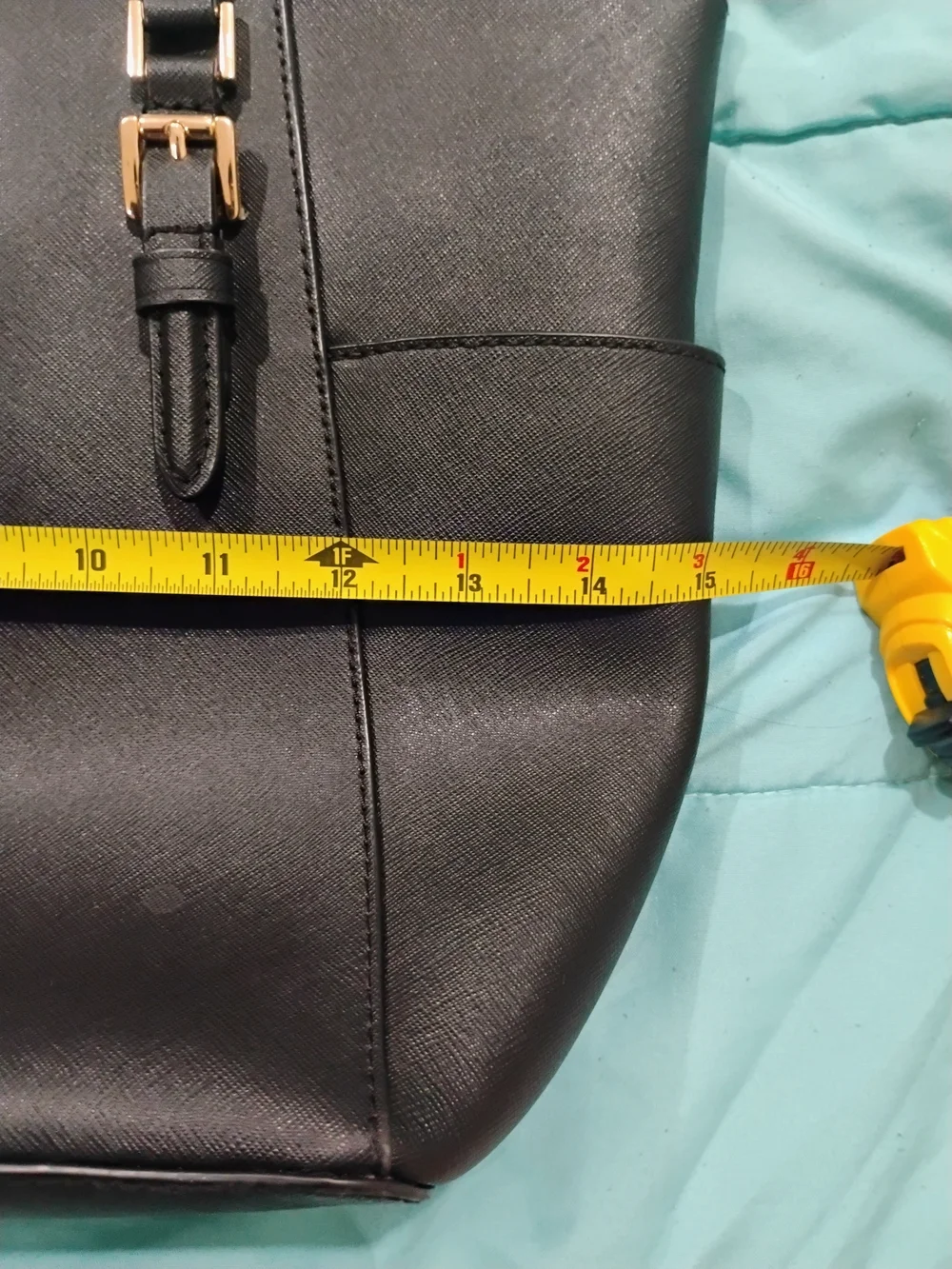 Michael Kors Black Saffiano Leather Tote Bag
